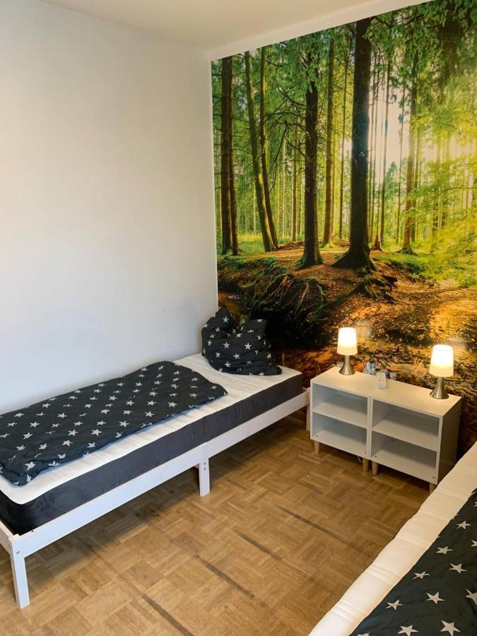 Mainaschaff Mainpark Apartment 4 Schlafzimmer Bis Zu 10 Personen Direkt Ueber Aschaffapartment Bei Aschaffenburg מראה חיצוני תמונה